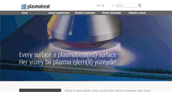 Desktop Screenshot of plasmatreat.com.tr