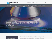 Tablet Screenshot of plasmatreat.co.uk