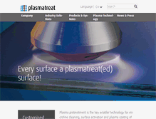 Tablet Screenshot of plasmatreat.ca